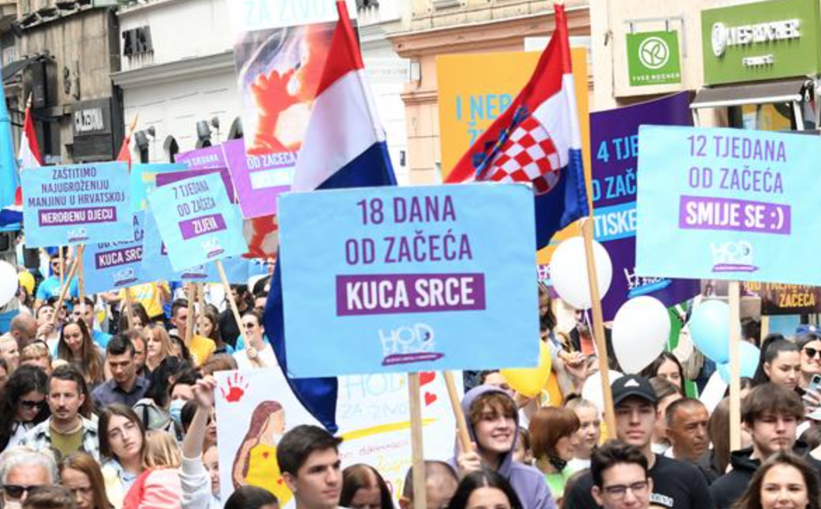 DAL MONDO – Come la Croazia dice sì alla vita scendendo in piazza 1